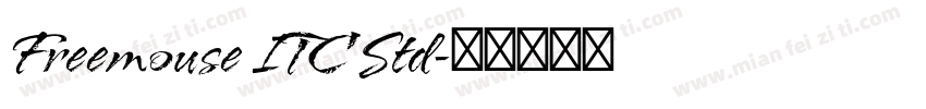 Freemouse ITC Std字体转换